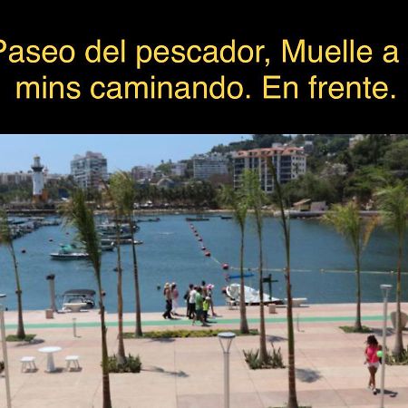 Departamento Sobre Costera, 1Min La Quebrada, 3M Playas Y Yates Apartment Акапулко Екстериор снимка